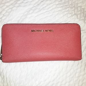 Michael Kors Coral Wallet